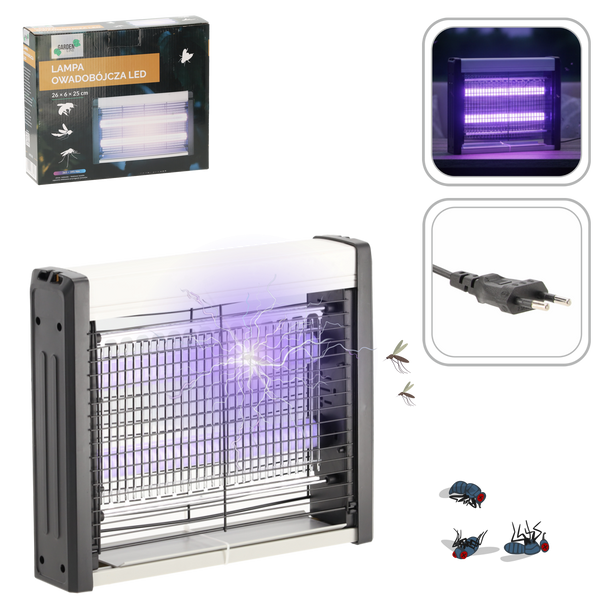 LAMPĂ ANTI INSECTE LED 26 x 6 x 25 CM *5585