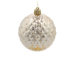 SET OF 6 ORNAMENTS 8 CM CHAMPAGNE/GRAY/WHITE