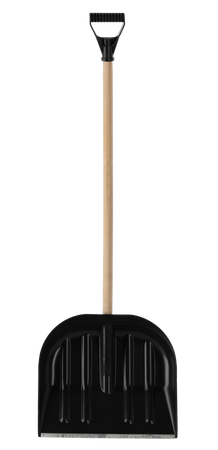 ČIERNA PLASTOVÁ LOĎ DO SNEHU 45CM LOĎ + TYČ + RÚČKA (sada) *0316*3164