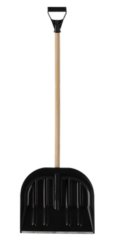 LOPA PLASTICĂ PENTRU ZĂPADĂ NEAGRĂ 45CM LOPA + BÂTĂ + MÂNER