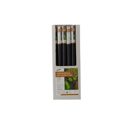 WEED CONTROL AGROFLEECE 1 x 10 M BLACK 50g disp=30pcs