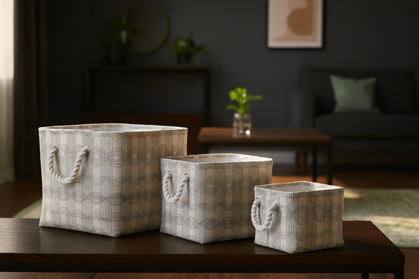 ZESTW 3 ORGANIZERÓW KWADRATOWYCH GEOMETRYCZNY