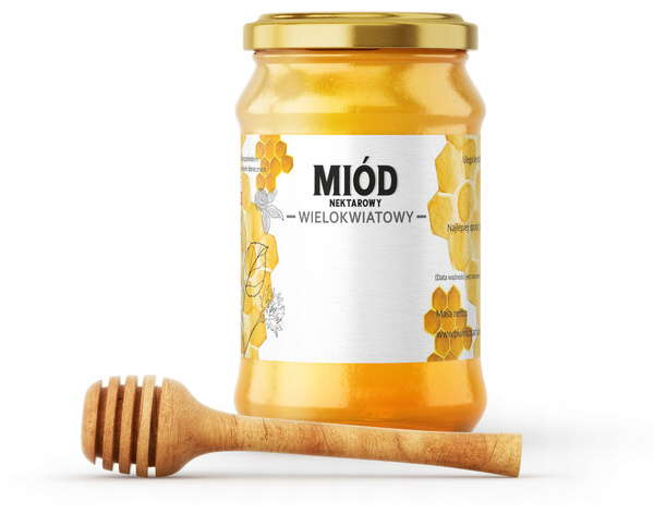 SET 100 LABELS MULTIFLORAL NECTAR HONEY 116 X 50 MM