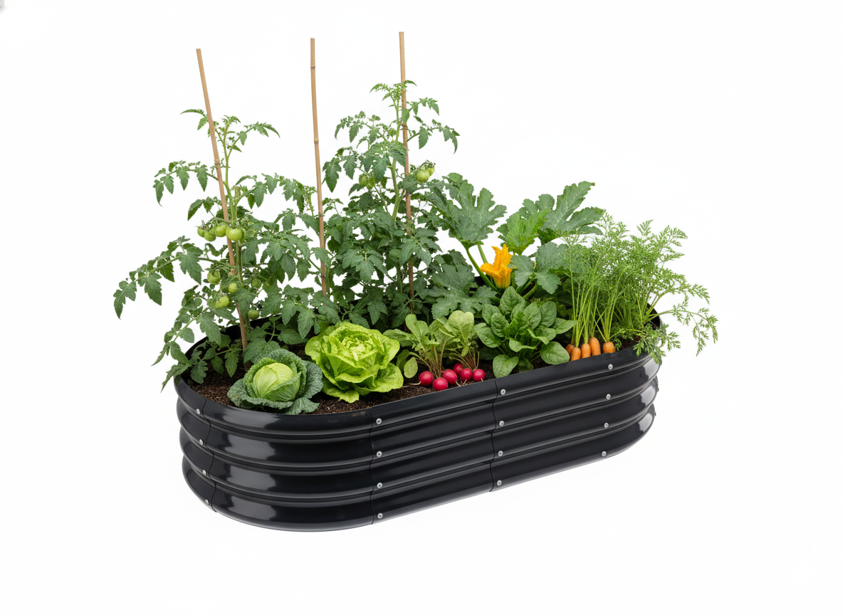 GRZĄDKA WARZYWNO-KWIATOWA 120 X 60 X 30 CM OWALNA ANTRACYT pol_pl_GRZADKA-WARZYWNO-KWIATOWA-120-X-60-X-30-CM-OWALNA-ANTRACYT-1660_14