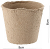 SET OF 24 POTS 8 X 8 CM