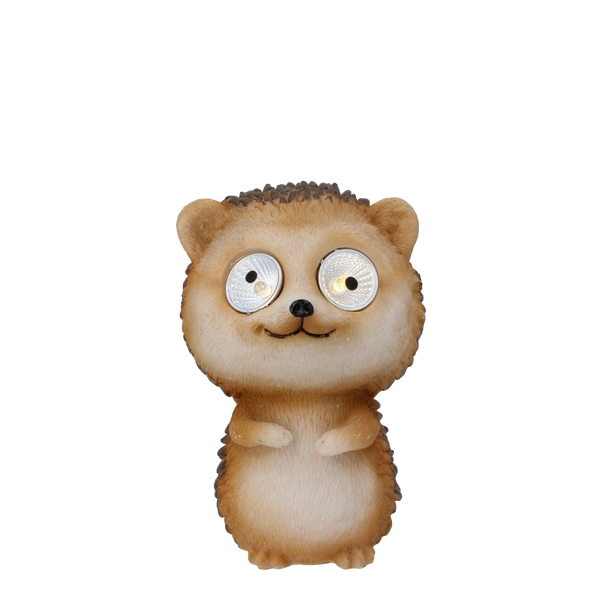 FIGURINĂ DE GRĂDINĂ - ARICI CU OCHI CARE SE ÎNDRĂGOSTEȘTE 8,3 x 7,5 x 12,5 CM LED pachet=6 buc *7713