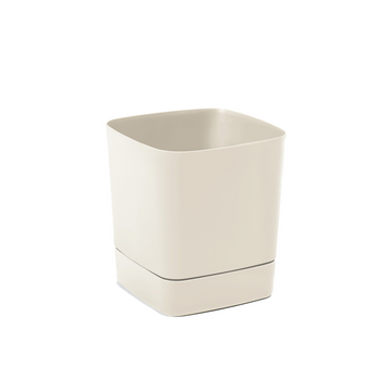 Kvetináč S PODSADEBOU CLIMA 160X160MM RECYKLOVANÝ BEŽOVÝ*81406