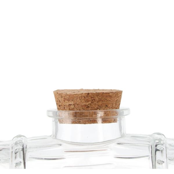 1,5 L GLASS BRREL ON A WOODEN STAND