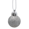 SET OF 33 CHRISTMAS BAUBLES RED, SILVER, GOLD