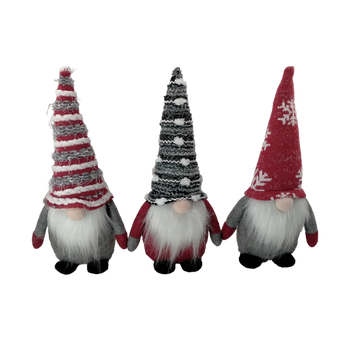 CHRISTMAS GNOME 28CM MIXED DESIGNS