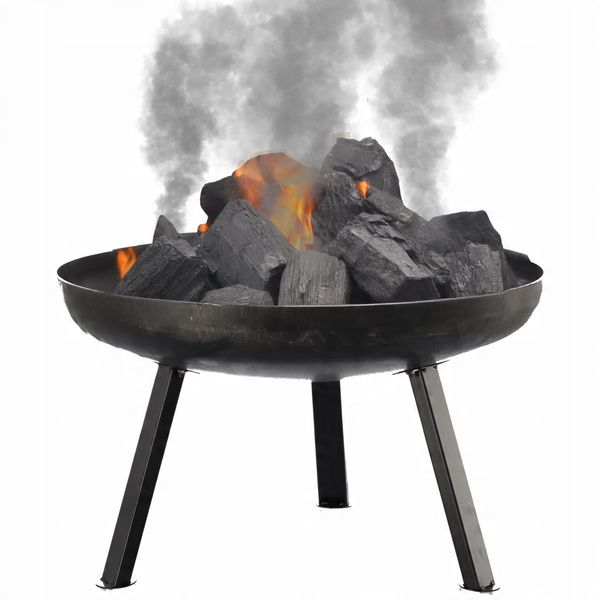 GARDEN STEEL FIRE PIT 60 x 36 CM