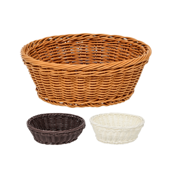BASKET ROUND DIAMETER 21 CM MIX COLORS