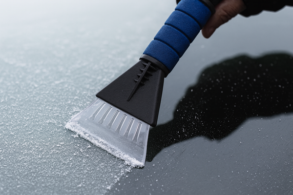 Răzătoare pentru geamuri cu mâner din spumă 26 cm