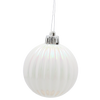 KPL. 16 BOMBEK 6 CM SILVER / WHITE *3726