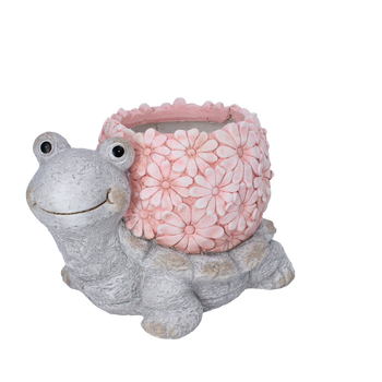 DONICZKA OGRODOWA - ŻÓŁW RÓŻOWY 32,5 x 29,2 x 23 CM *7430