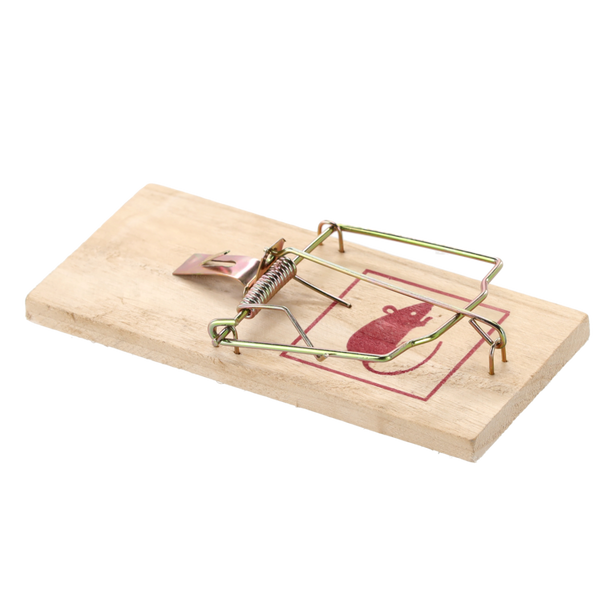 CAPCANĂ PENTRU ȘOARECI / ȘOBOLANI DIN LEMN 17,5 x 8 CM ambalaj=40buc *3538