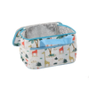 TERMOSKA TAŠKA 25 x 17 x 17 CM 6L KUFŘÍK MIX 2 VZORŮ S DVĚMA CHLAZENÍMI VLOŽKAMI *9264