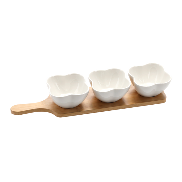 KPL.3 MISECZEK PORCELANOWYCH KONICZYNA 9 x 9 x 4 CM *0695