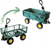 WÓZEK OGRODOWY DWUFUNKCYJNY ZIELONY