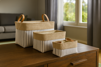 ZESTAW 3 ORGANIZERÓW PROSTOKĄTNYCH PASKI