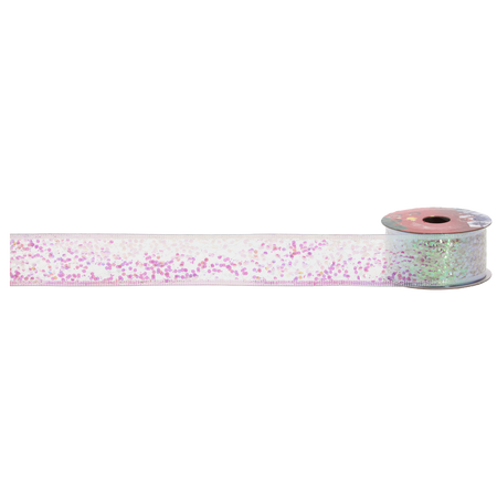VÁNOČNÁ DEKORATÍVNA STUHA 3,8 CM x 2,7 M MIX FARIEB bal=24ks *4741