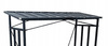 STOJAK METALOWY Z DASZKIEM NA DREWNO OPAŁOWE 185 cm x 70 cm x 185 cm *6332