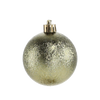 SET OF 24 BAUBLES 6 CM OLIVE/COPPER/GRAPHITE MIX DESIGNS