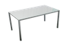 GARDEN TABLE - GREY - 150x80x74 cm *0884