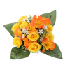 ARTIFICIAL BOUQUET OF FLOWERS ROSES AND HIBISCUS ASSORTED COLOURS