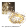 DECORATIVE LIGHT WIRE WITH 20 LED LIGHTS BATTERY-POWERED