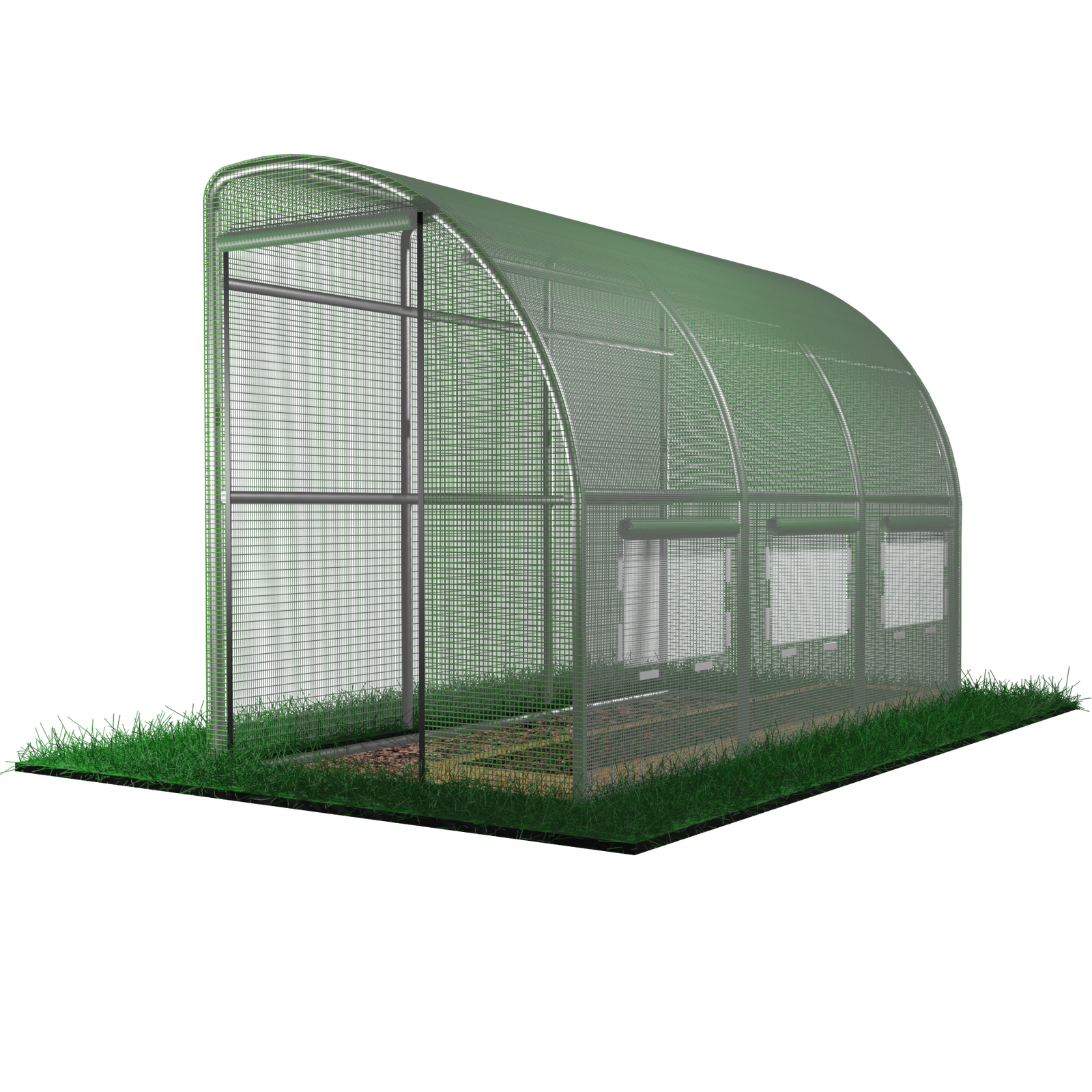 TUNEL FOLIOWY OGRODOWY 3 SEGMENTOWY "POŁÓWKA" ZIELONY 4X1,5X2 m pol_pl_TUNEL-FOLIOWY-OGRODOWY-3-SEGMENTOWY-POLOWKA-ZIELONY-4X1-5X2-m-1032_1