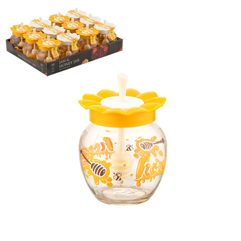 HONEY JAR 380 ML WITH SPOON