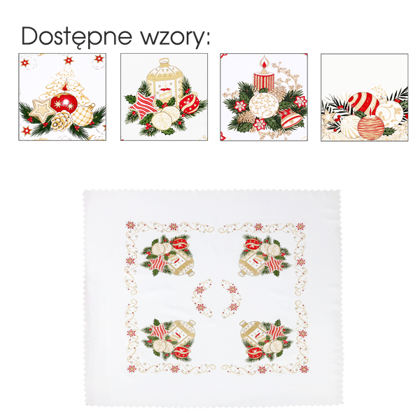 UBRUS 80*80 VÁNOCE BAL. 1 KS /75x75/*4068