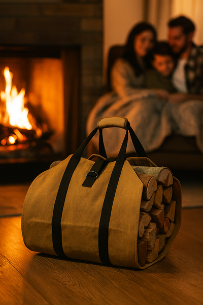 CANVAS FIREWOOD CARRY BAG