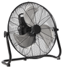 Ventilator de podea negru 70W