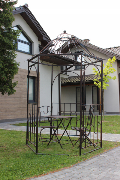 ALTANA OGRODOWA 180 x 156 x 275 CM ANTYCZNY BRĄZ *1425