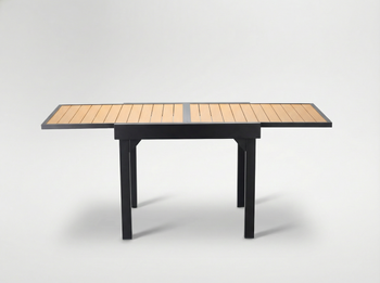 STÓŁ ALUMINIOWY ROZKŁADANY "ALEX" 90/180 x 90 x 75,5 CM