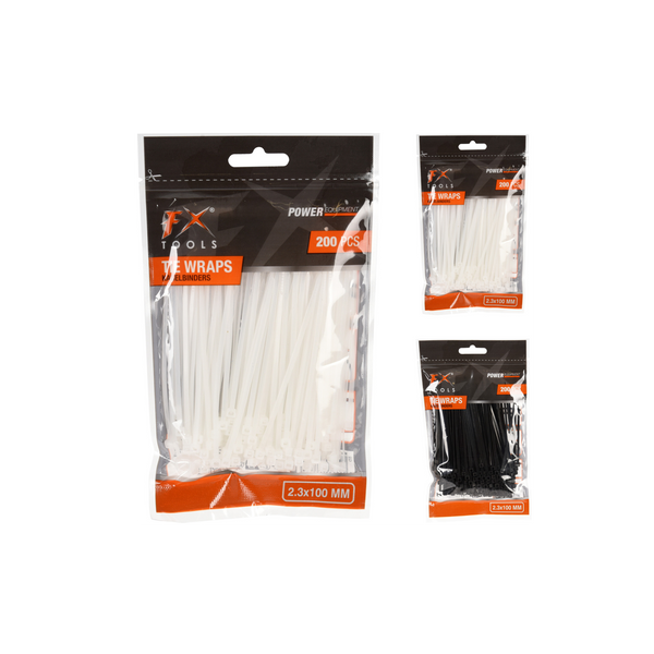 PACK OF 200 CABLE CLIPS 10CM*8684*