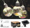 SOLAR GARDEN GARLAND LENGTH 2 + 3.8 M LORIS 20 LED COOL WHITE