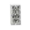 KPL. 16 BOMBIEK 4 CM ČERVENÝ/ZLATÝ/STRIEBORNÝ MIX VZOROV *7535