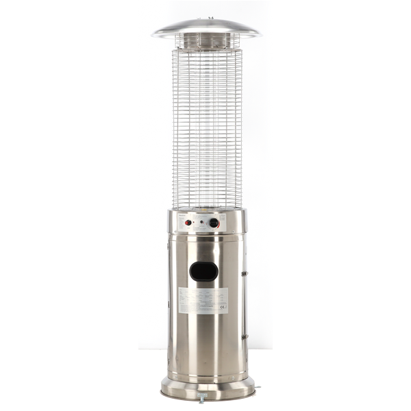 PARASOL GAZOWY OKRĄGŁY ZE STALI NIERDZEWNEJ 180 CM *6387