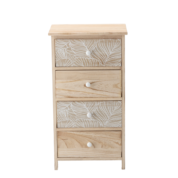 LUIZA 4-DRAWER CHEST OF DRAWERS 40 X 29 X 73 CM