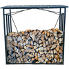 STOJAK METALOWY Z DASZKIEM NA DREWNO OPAŁOWE 185 cm x 70 cm x 185 cm *6332