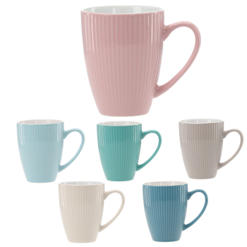 KERAMICKÝ hrnček 500 ml "STRIPES" balenie=6ks *8771