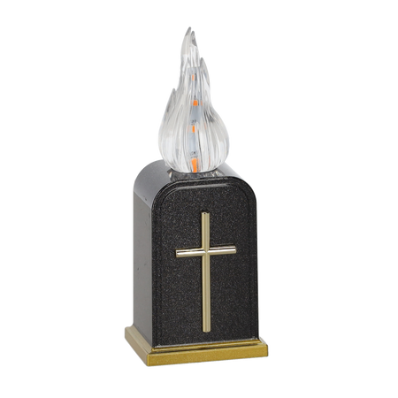 LED MEMORIAL INSERT WITH FLAME EFFECT AND BATTERIES*9624