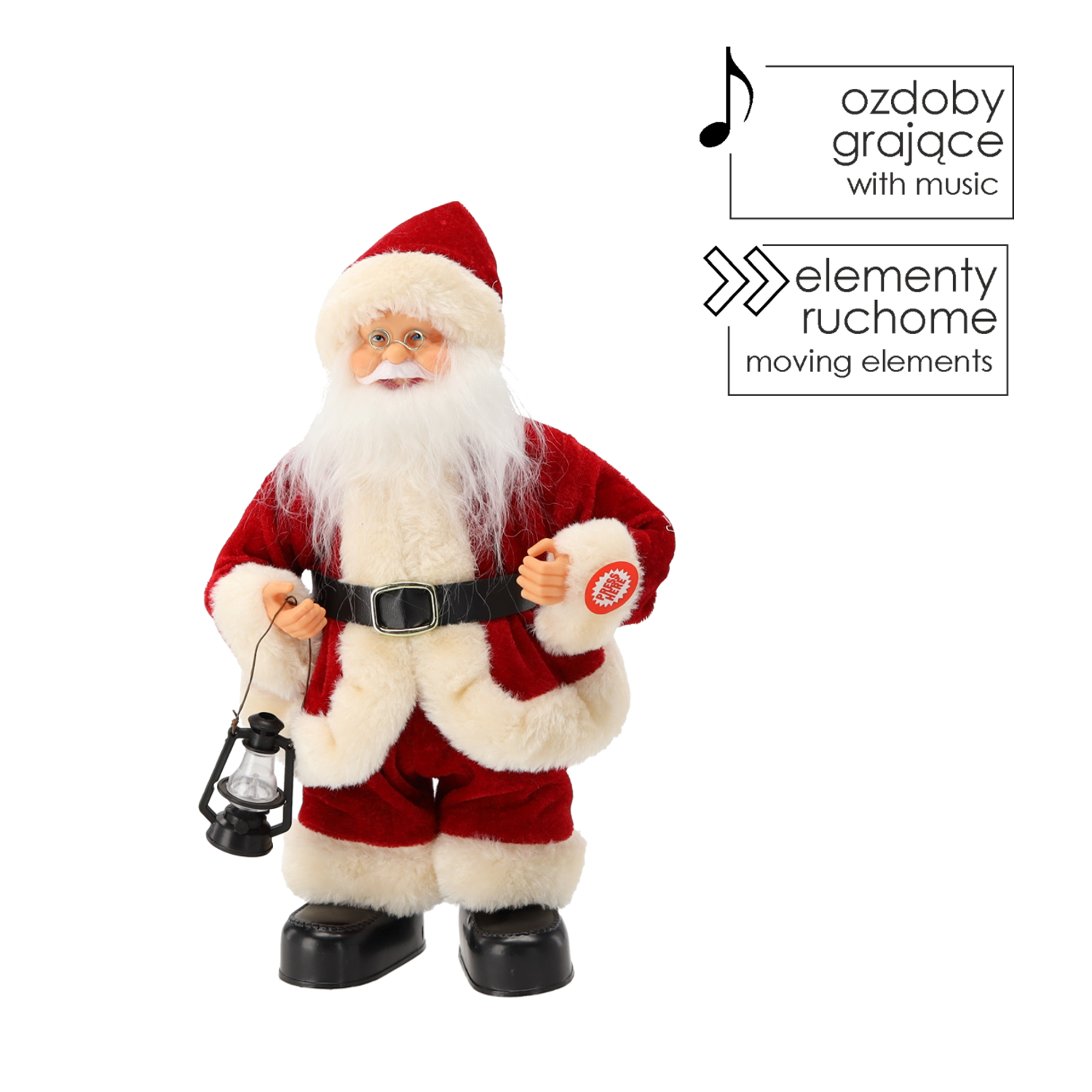 MIKOŁAJ Z LATARENKĄ - TAŃCZĄCY Z MELODIĄ 30 CM *3474 pol_pl_MIKOLAJ-Z-LATARENKA-TANCZACY-Z-MELODIA-30-CM-3474-7382_1