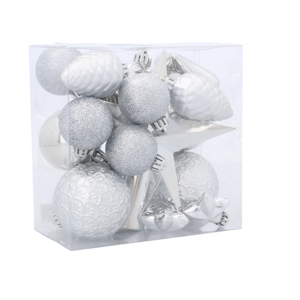 KPL. 19 BOMBEK ČERVENÝ/ZLATO/SIVÝ MIX VZOROV *3201