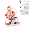 SANTA CLAUS WITH DRUMS - PLAYING 25,5 CM