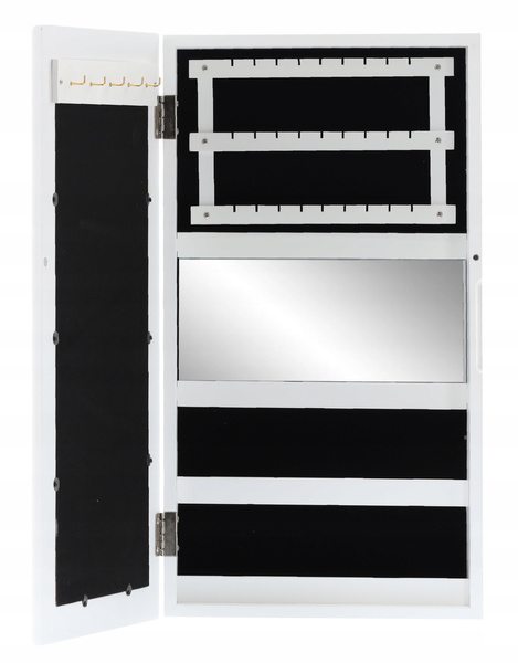 SZAFKA WISZĄCA ŚCIENNA NA BIŻUTERIĘ 31 x 9,5 x 56 cm *1240