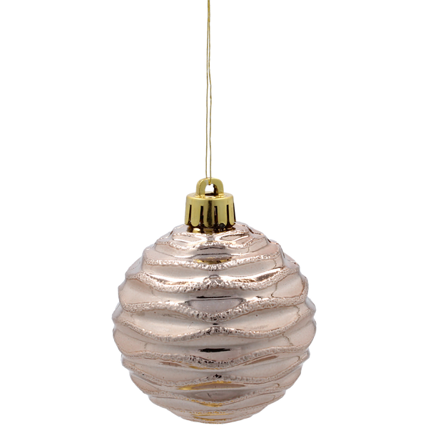 KPL. 9 BOMBEK 6 CM GRANÁTOVÝ / BEŽOVÉ ZLATO *3986